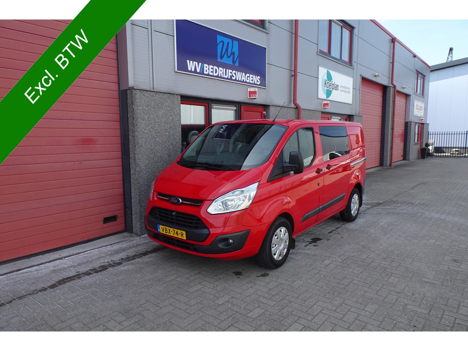 Ford Transit Custom 310 2.2 TDCI L1H1 Trend 2 x schuifdeur m, Euro 5, Stof, Gebruikt, 4 cilinders