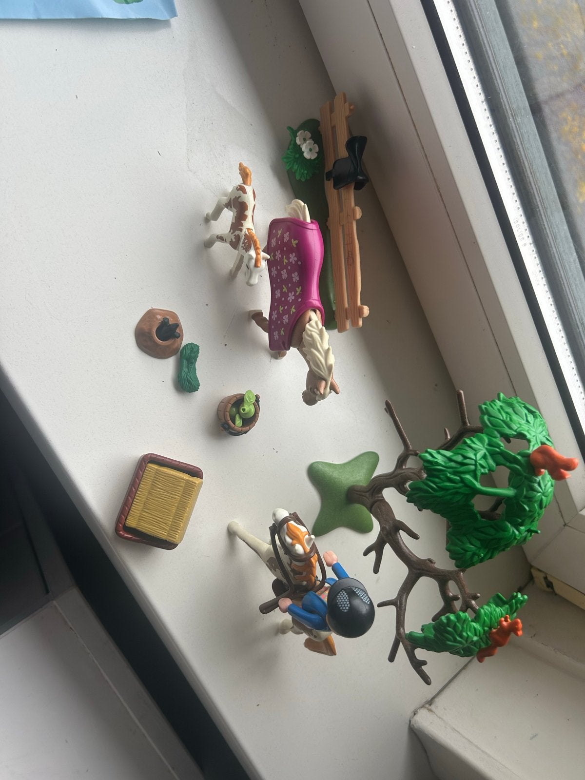 Playmobil Paardenmanege Set - Niet helemaal compleet, Ophalen of Verzenden, Zo goed als nieuw, Jongen of Meisje