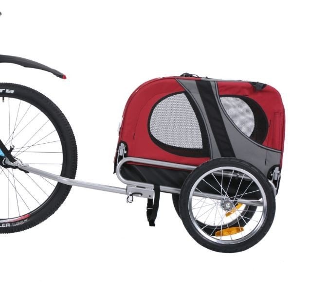 Fietskar Opvouwbaar Honden Fiets Kar Rood nu voor € 129,00!, Ophalen of Verzenden, Nieuw
