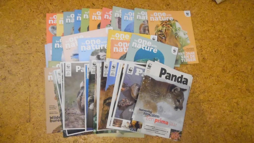 ca 10 jaargangen WNF (Wereld Natuur Fonds), Boeken, Tijdschriften en Kranten, Ophalen of Verzenden, Zo goed als nieuw, Wetenschap en Natuur