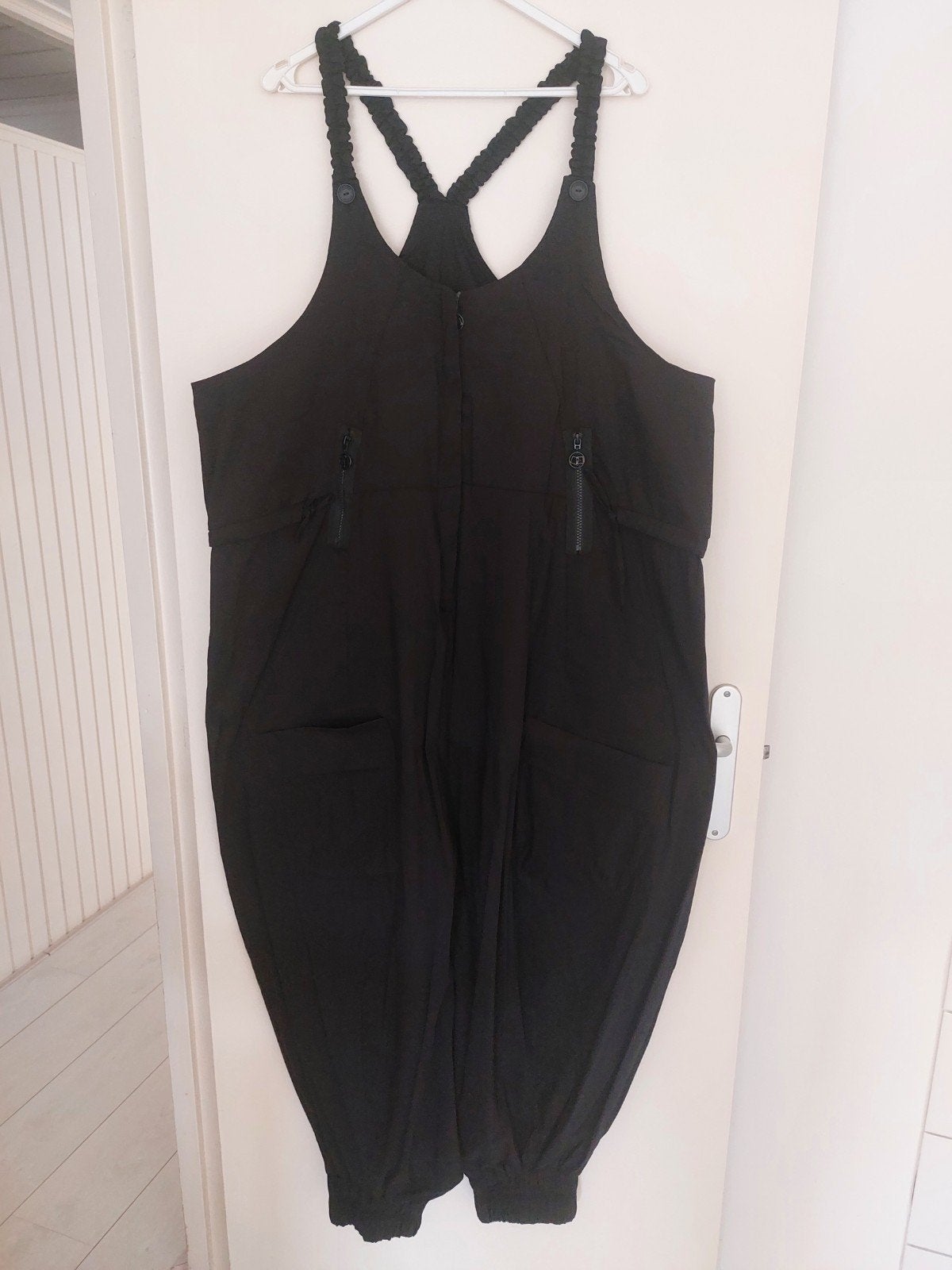 kekoo jumpsuite 50 52 54 xxxl zwart zwarte 4, Ophalen of Verzenden, Nieuw, Zwart