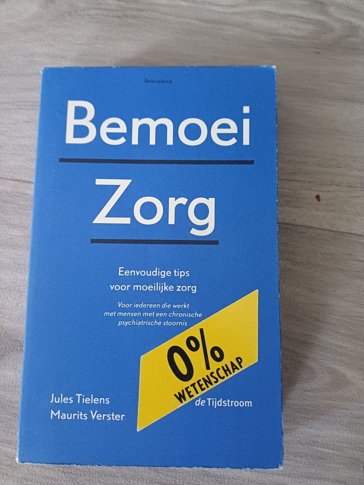 Boek Bemoeizorg Jules Tielens, Ophalen of Verzenden, Zo goed als nieuw