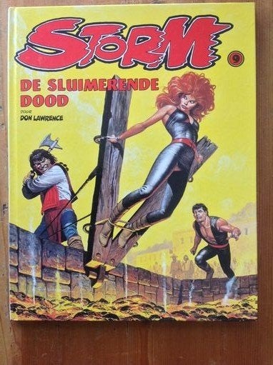 Storm - 09_HC_De sluimerende dood [1e druk], Boeken, Eén stripboek, Ophalen of Verzenden, Zo goed als nieuw, Don Lawrence