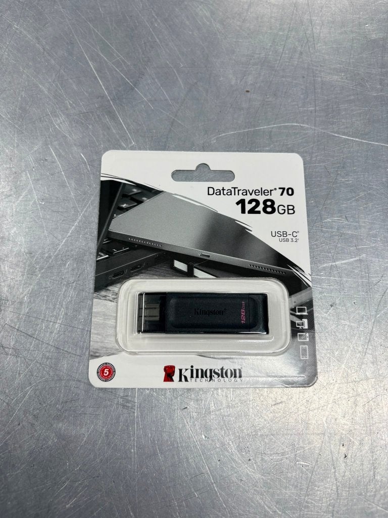 Kingston DataTraveler 70 USB Stick - 128GB (Type-C) | NIEUW, Computers en Software, USB Sticks, ., Nieuw, Ophalen of Verzenden
