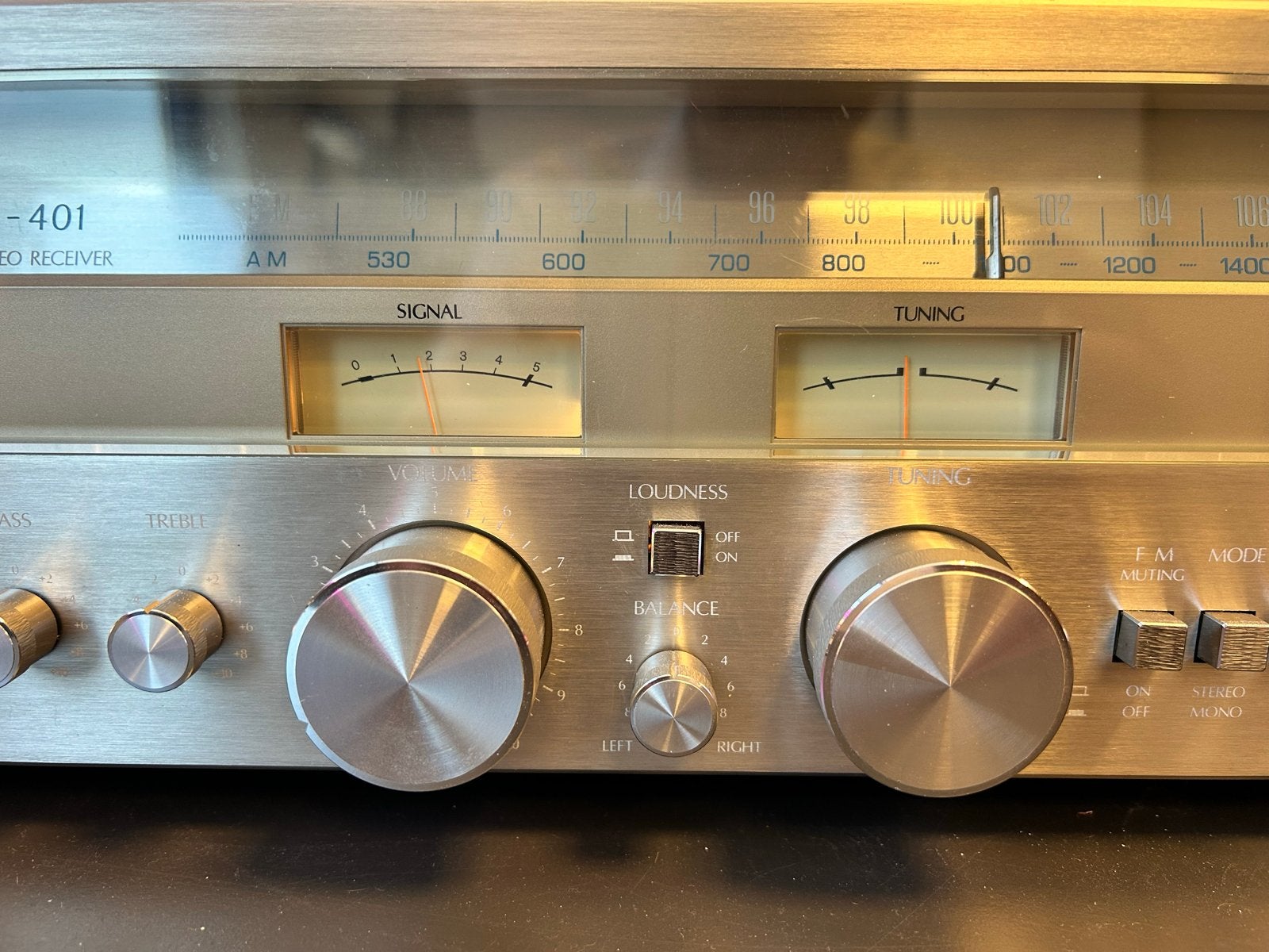 Sansui G-401 Pure Power Stereo Receiver, Gebruikt, Ophalen, Overige merken, Minder dan 60 watt