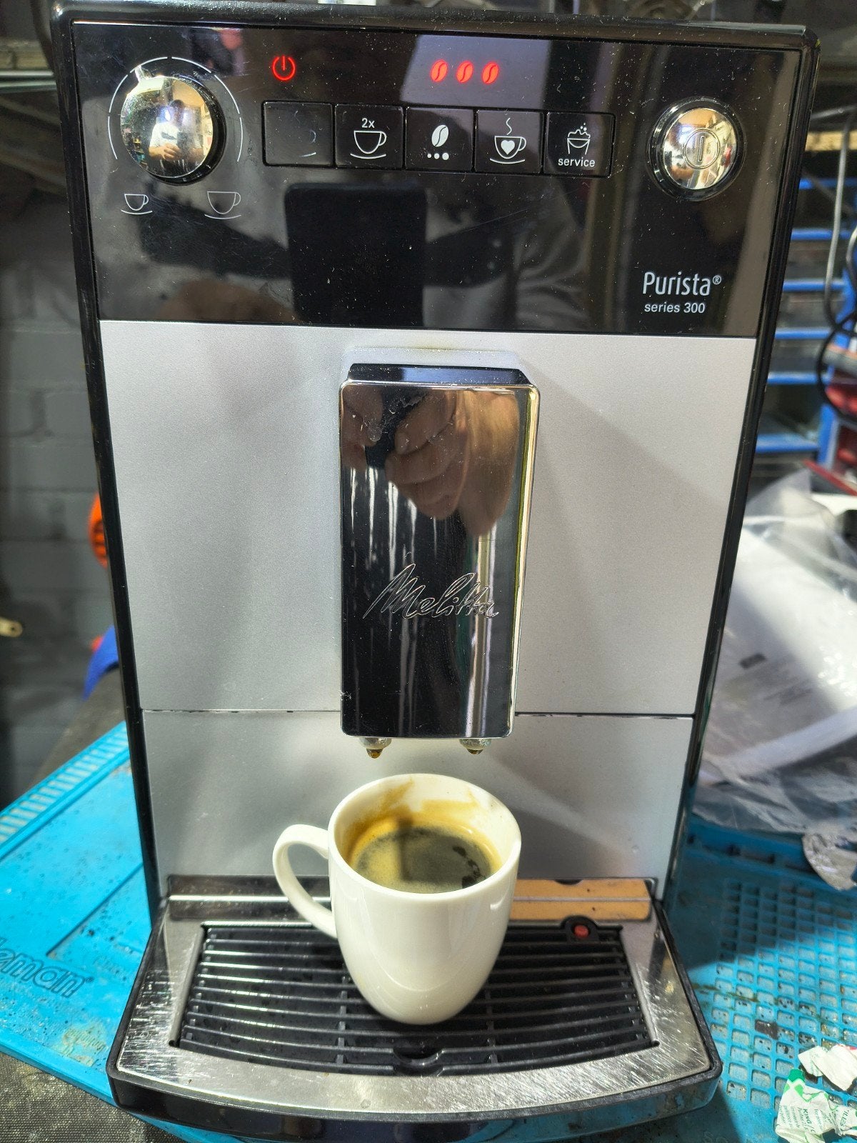 Melitta Purista Series 300 Koffiemachine, Ophalen, Afneembaar waterreservoir, Gebruikt, Koffiemachine