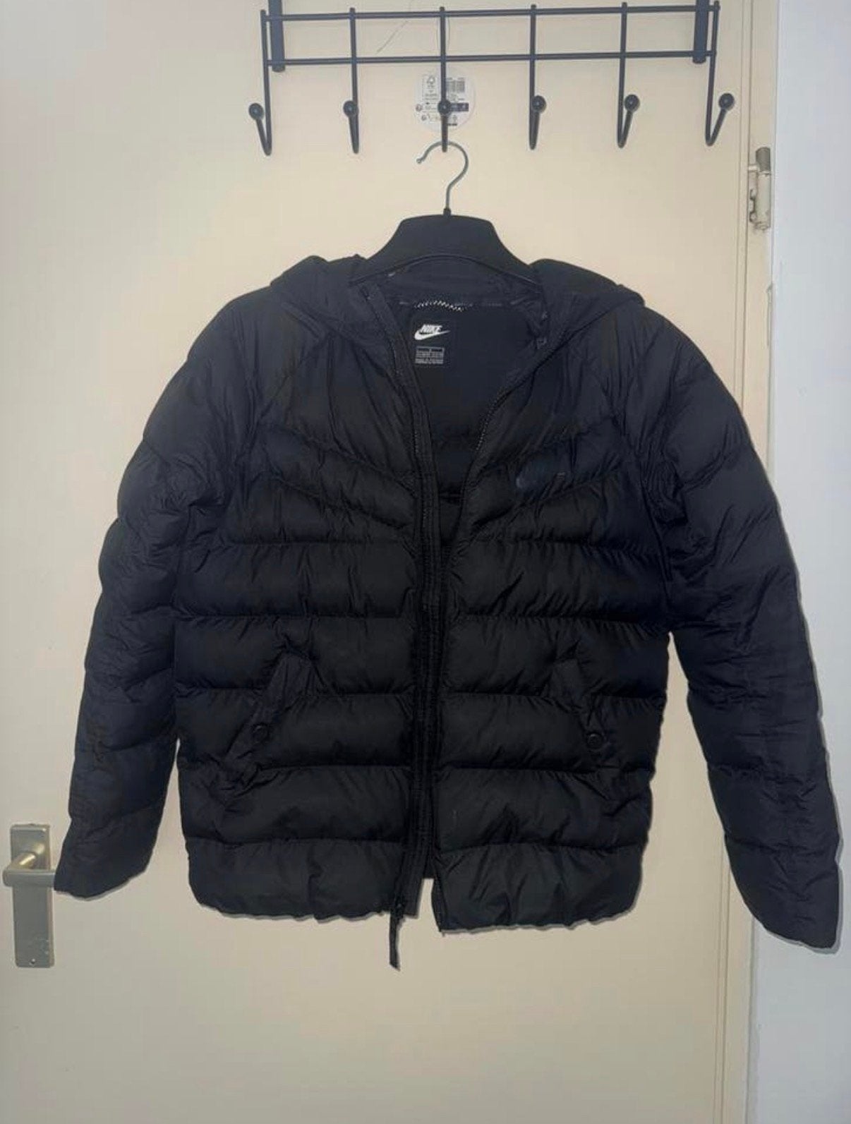 Nike puffer kids jacket, Ophalen, Zo goed als nieuw, Zwart