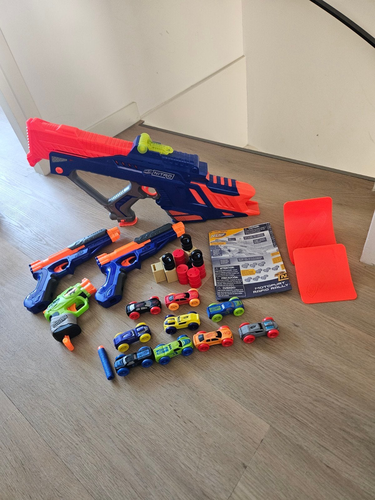 Nerf Nitro en Nerf Pistolen Set, Ophalen, Gebruikt, Jongen of Meisje