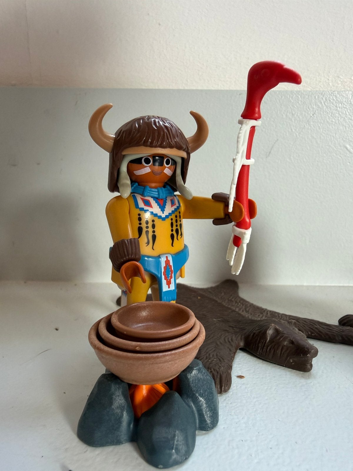 Playmobil western native Americans medicijnman 3877, Complete set, Ophalen of Verzenden, Zo goed als nieuw, Figuren