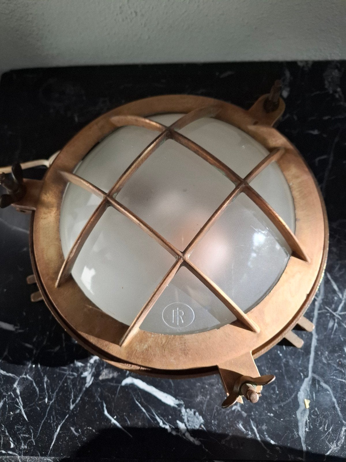 messing scheeps lamp, Ophalen of Verzenden