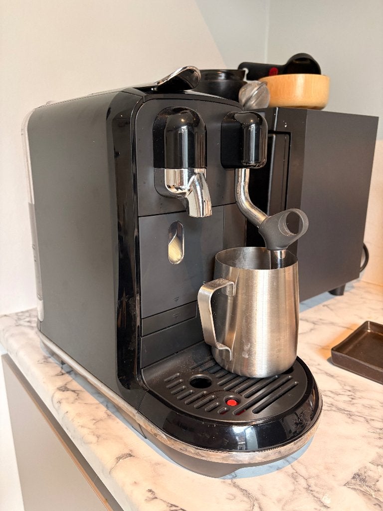 Nespresso creatista uno, Koffiepads en cups, Gebruikt, Koffiemachine, 1 kopje