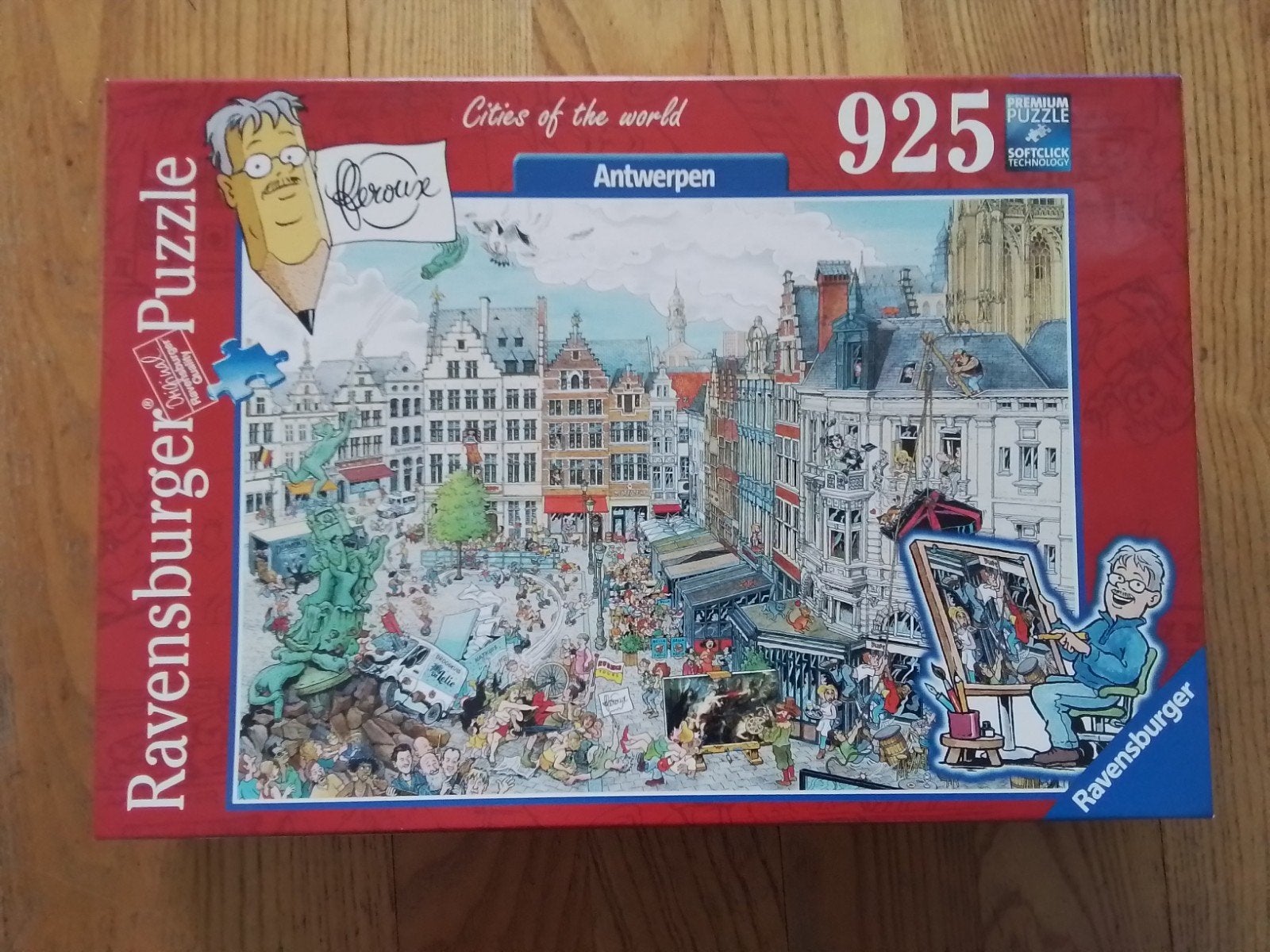 Ravensburger puzzel Fleroux Antwerpen 925 stukjes, Ophalen, 500 t/m 1500 stukjes, Zo goed als nieuw, Legpuzzel