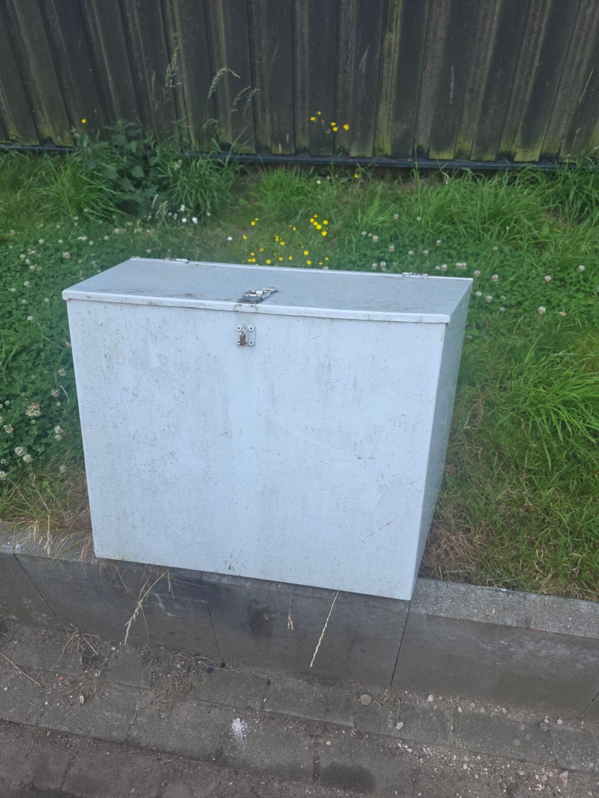 Aluminium en houten disselbak - 80x51x60 cm, Ophalen of Verzenden