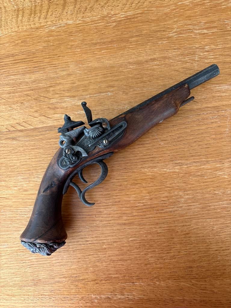 Decoratieve replica vuursteenpistool, Antiek en Kunst, Ophalen of Verzenden