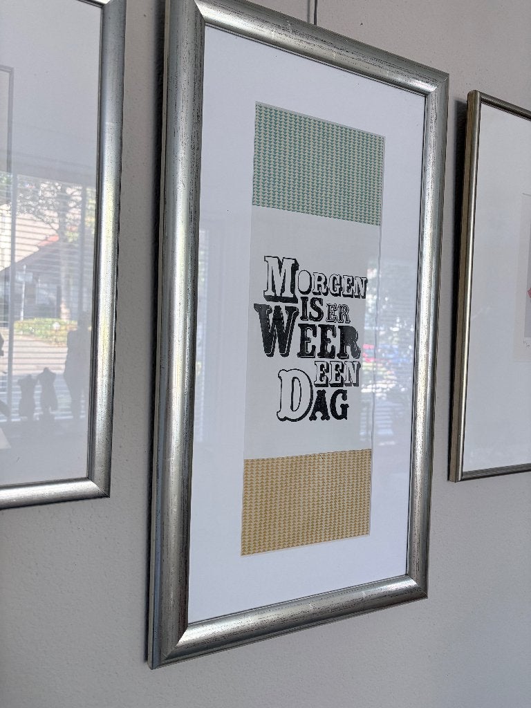 "MORGEN IS ER WEER EEN DAG", Ophalen of Verzenden
