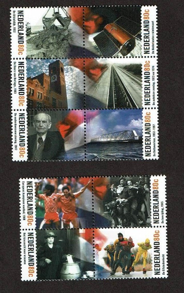 Nederland NVPH 1842-1851 postfris, Postzegels en Munten, Postzegels | Nederland, Verzenden, Na 1940, Postfris