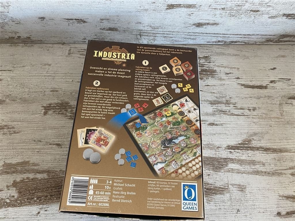 Industria 600 jaar ontwikkeling Queen games [s2060], Hobby en Vrije tijd, Gezelschapsspellen | Bordspellen, Verzenden, Zo goed als nieuw