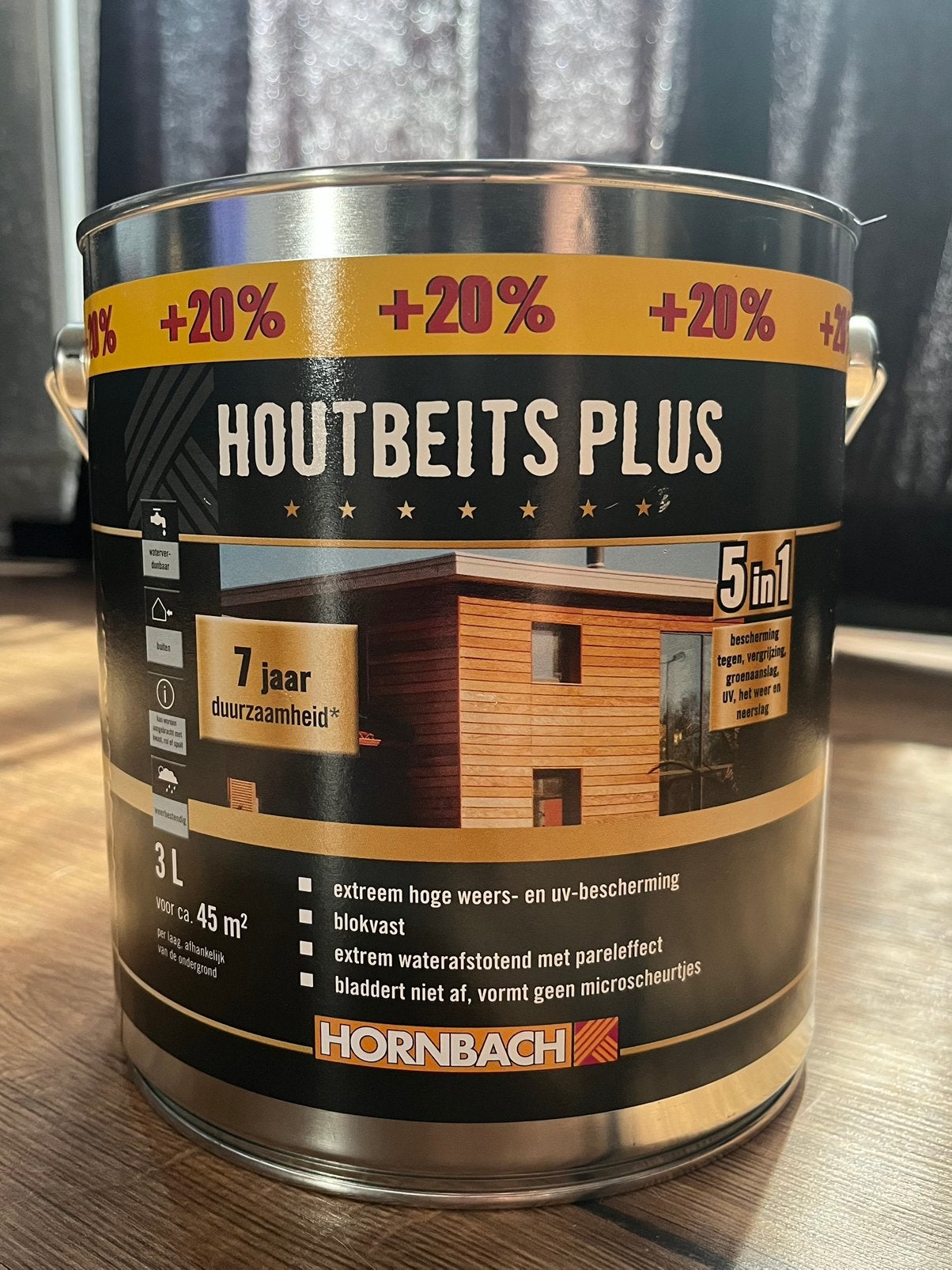 Houtbeits (kleurloos), Ophalen