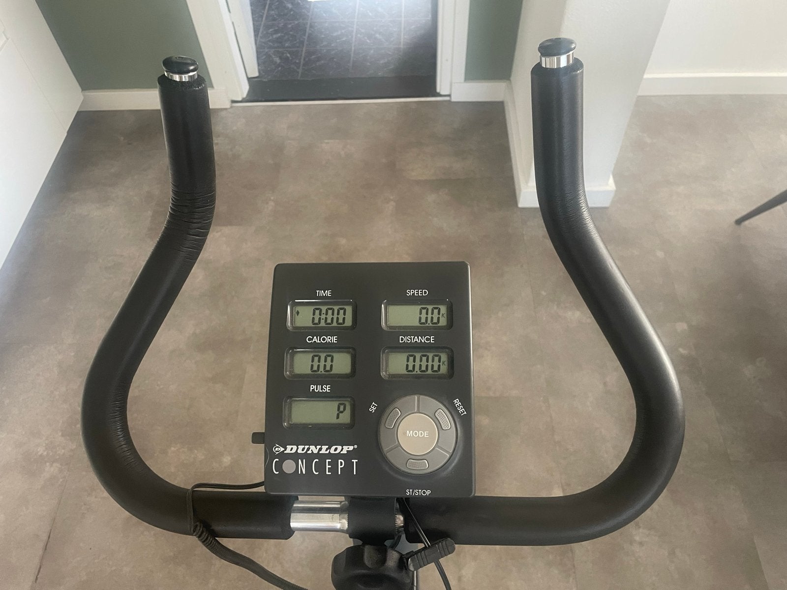 Dunlop Hometrainer Concept 2000 met Hartslagmeter, Gebruikt, Ophalen of Verzenden, Metaal, Benen