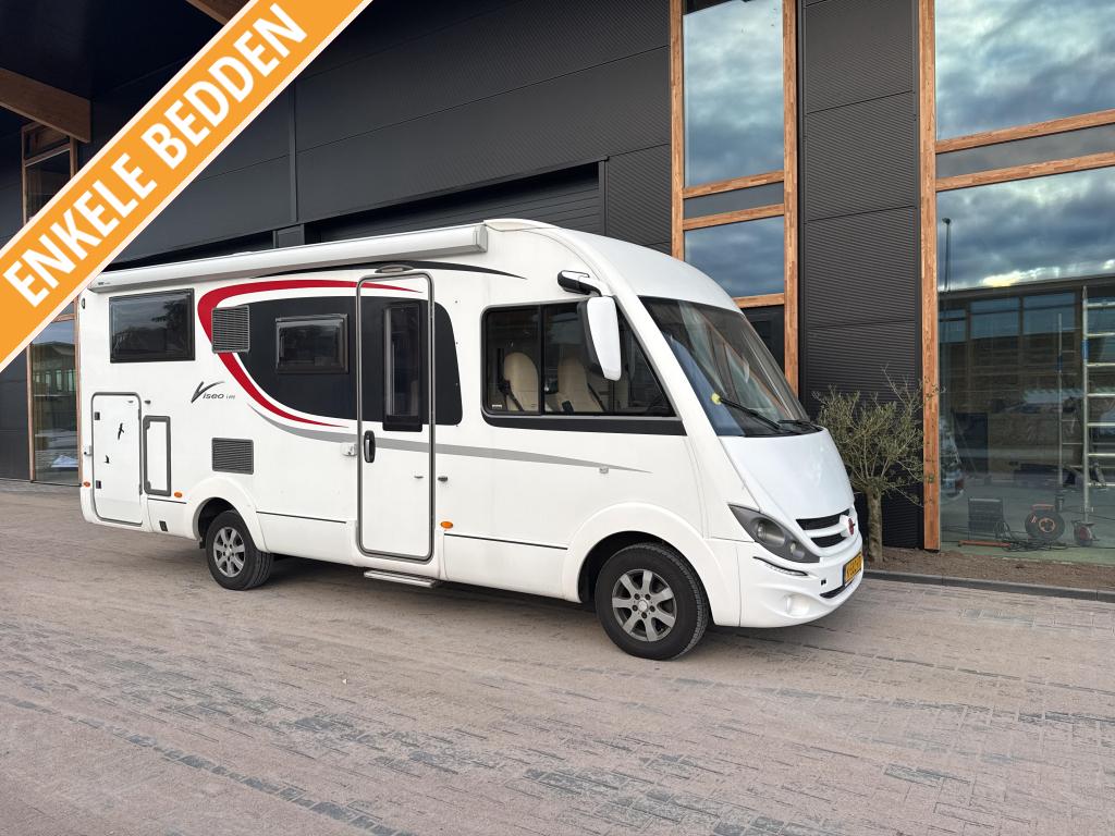 Bürstner Viseo 690 I bj 2014 lengte bedden vakantie, Caravans en Kamperen, Campers, Integraal, Ringverwarming, Fiat, Bedrijf