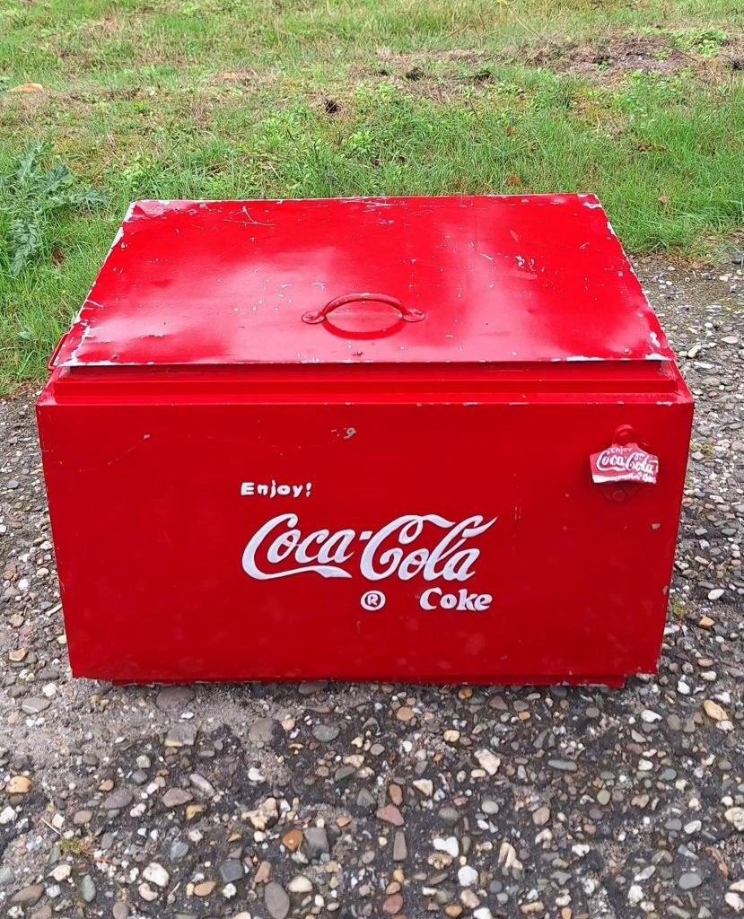 Grote Coca-Cola koelbox, cooler, coolbox te koop., Gebruikt, Gebruiksvoorwerp, ., Ophalen of Verzenden