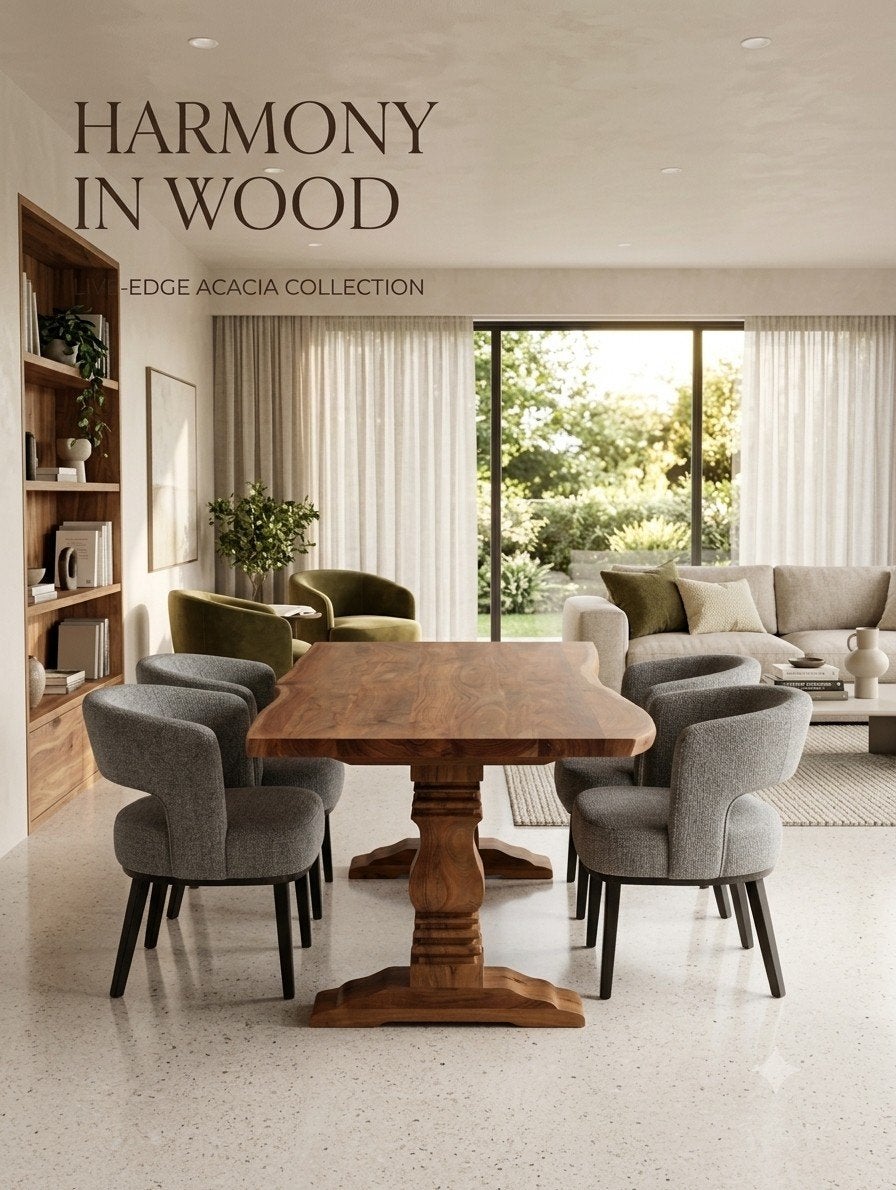 Boomstam tafel Bruuts incl. Stoelen, Ophalen, Gebruikt, Overige materialen, 50 tot 100 cm