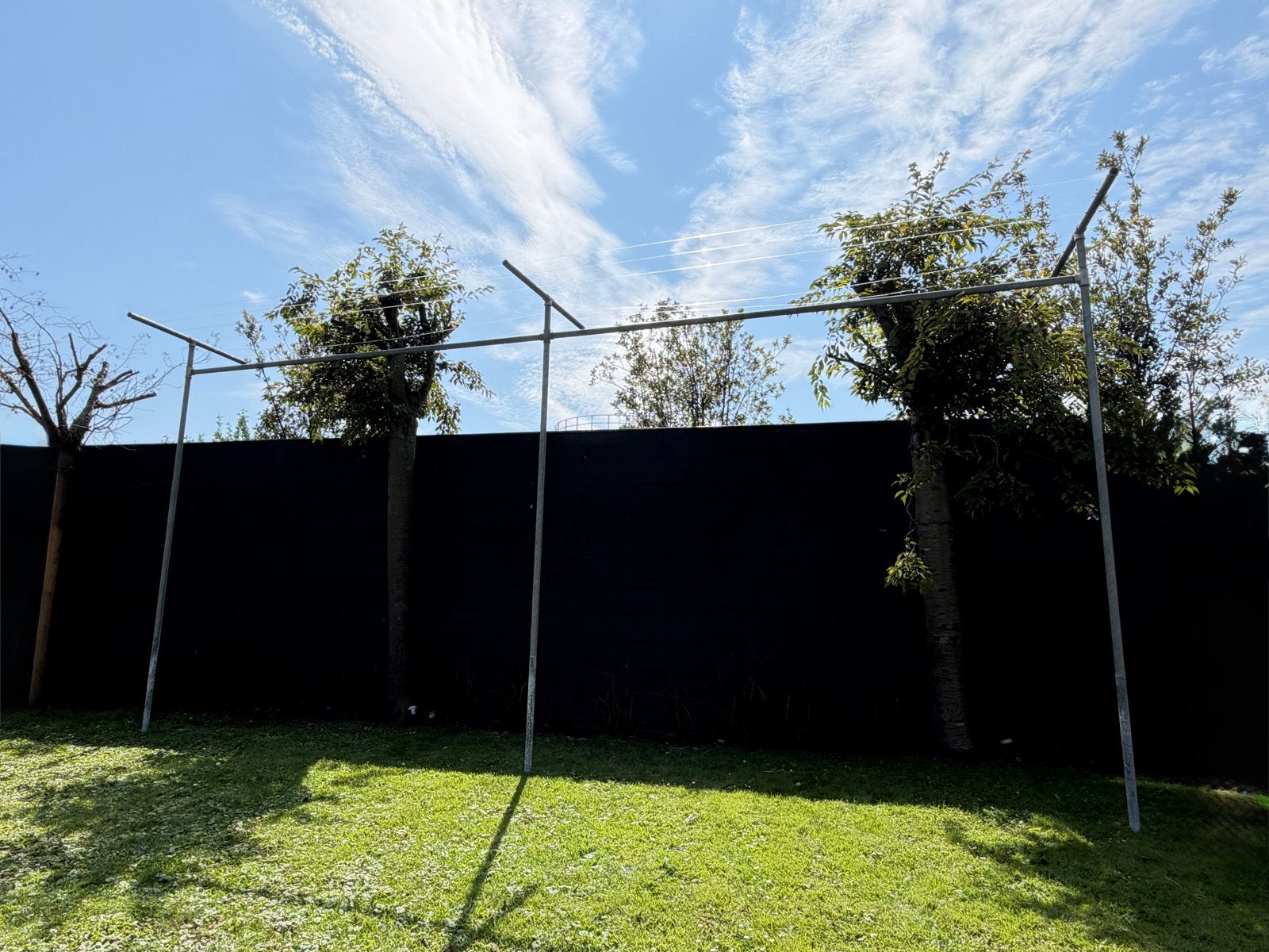 Stevige waslijnconstructie / waslijn / wasrek voor buiten, Tuin en Terras, Ophalen, Gebruikt, Overige typen