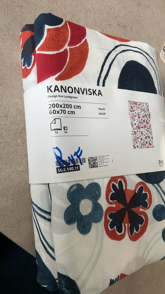 NIEUW dekbedovertrek ikea 2 persoons, Huis en Inrichting, Ophalen, Nieuw
