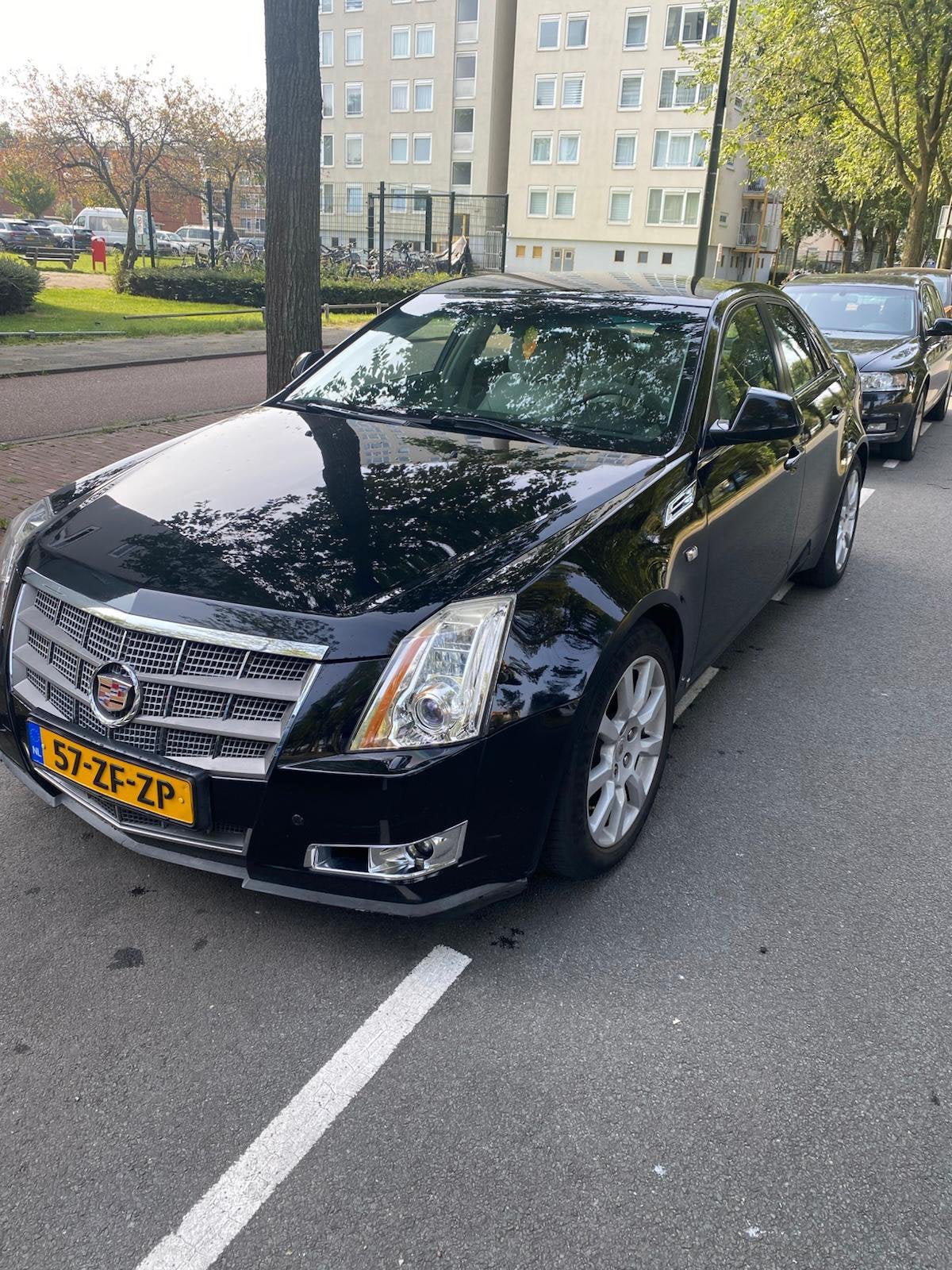 Cadillac CTS 3.6 V6 AUT 2008 Zwart, Auto's, Cadillac, Achterwielaandrijving, Zwart, Origineel Nederlands, 312 pk