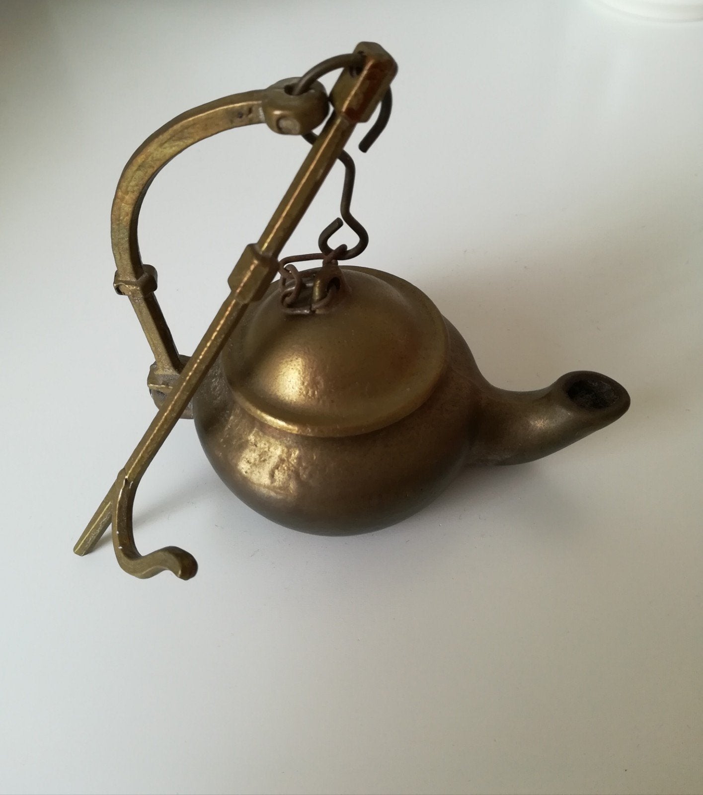 aladin lampje koper, Ophalen of Verzenden, Koper