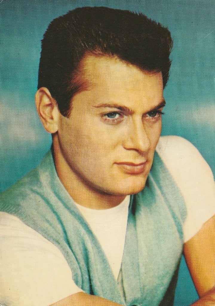 Kaart Tony Curtis, Verzenden, Ongelopen, Sterren en Beroemdheden
