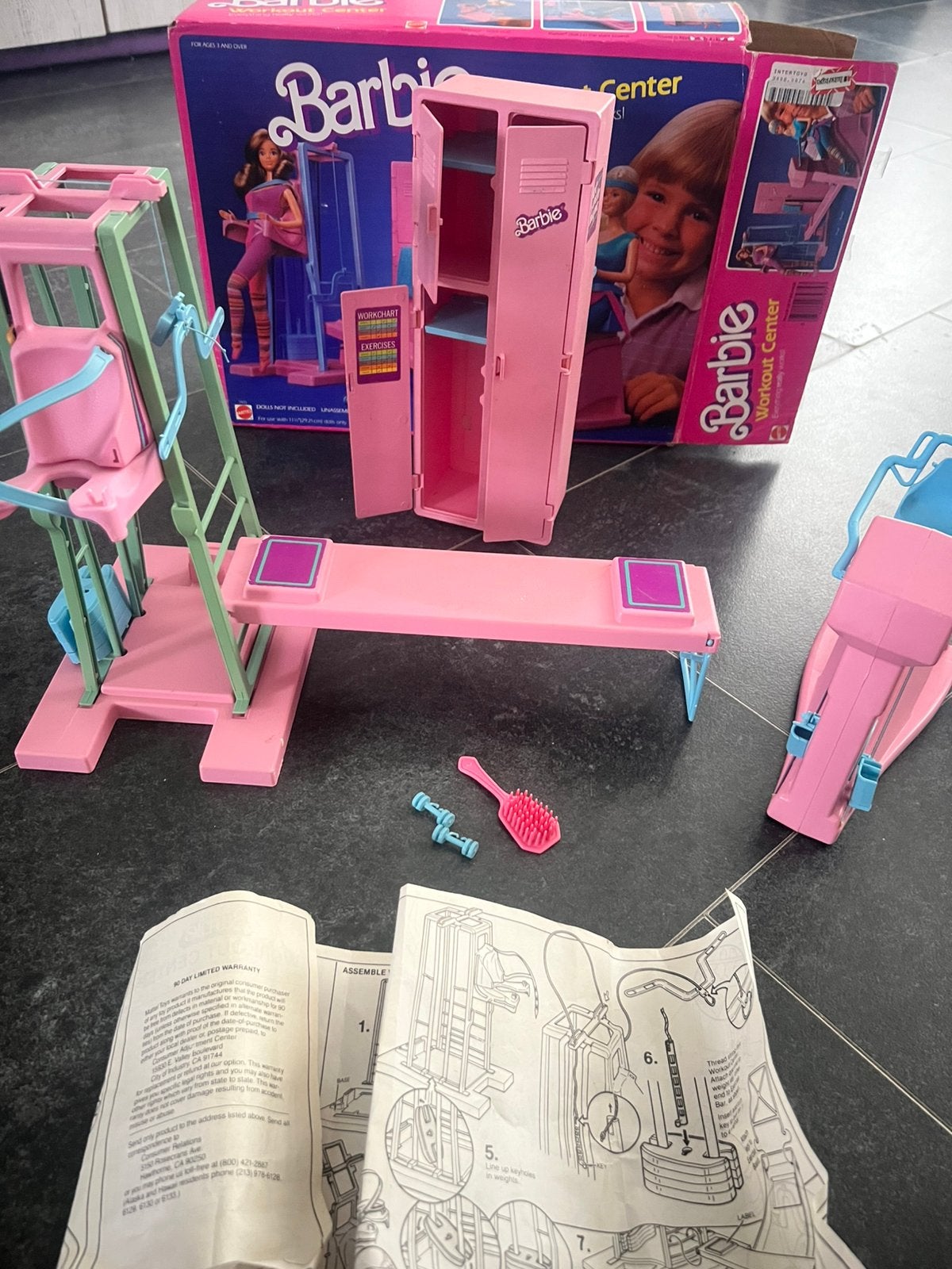 Barbie workout center, Ophalen of Verzenden, Zo goed als nieuw, Toebehoren