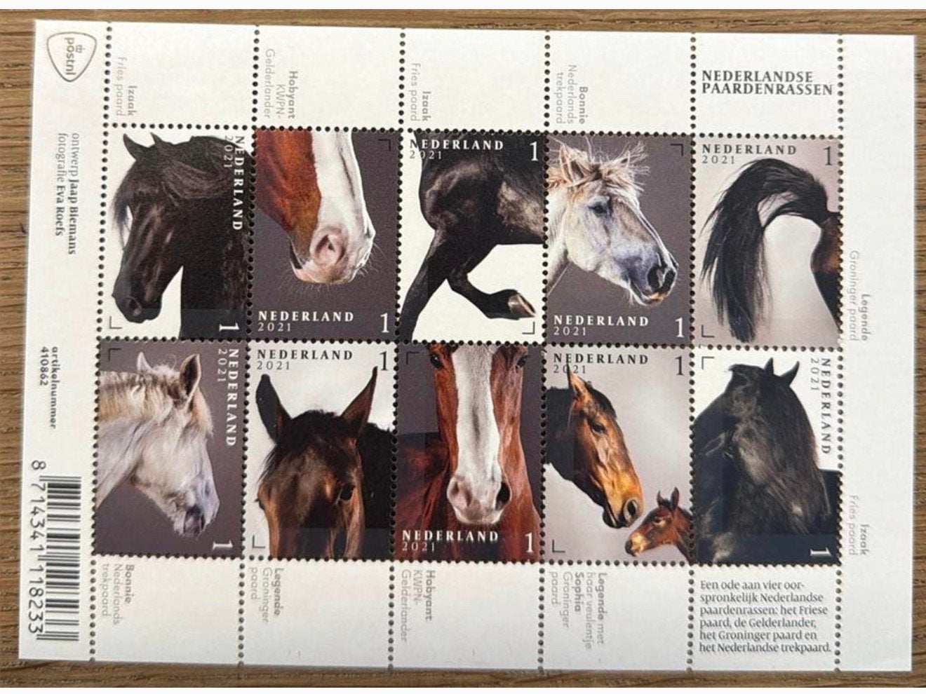 Postzegels pf. Nederlandse Paardenrassen, Ophalen of Verzenden, Na 1940, Postfris