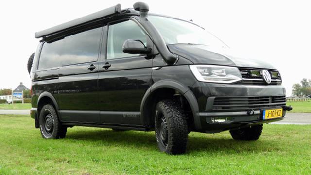 VW T6 OFFROAD CAMPER, 4X4, LIER, SPERR, LUCHTVERING, DSG.AUT, Caravans en Kamperen, Automaat, Alarm, Volkswagen, Koelkast