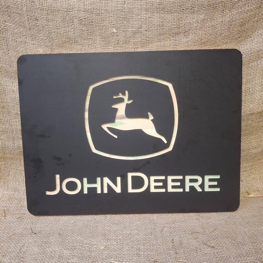 John Deere logo gefreesd uit hout / betonplex, Ophalen of Verzenden, Nieuw