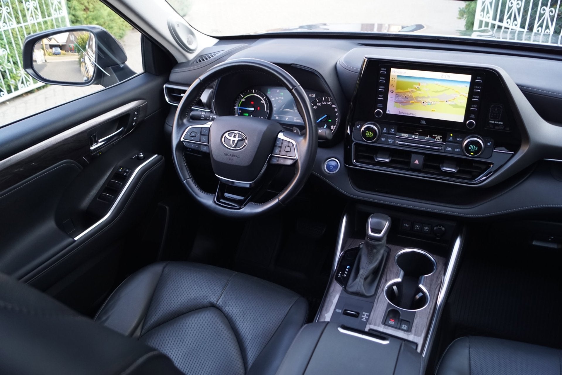 Toyota Highlander 2.5 AWD Hybrid Executive Autom Panodak 7Pe, Auto's, Automaat, Dealer onderhouden, Gebruikt, 7 stoelen
