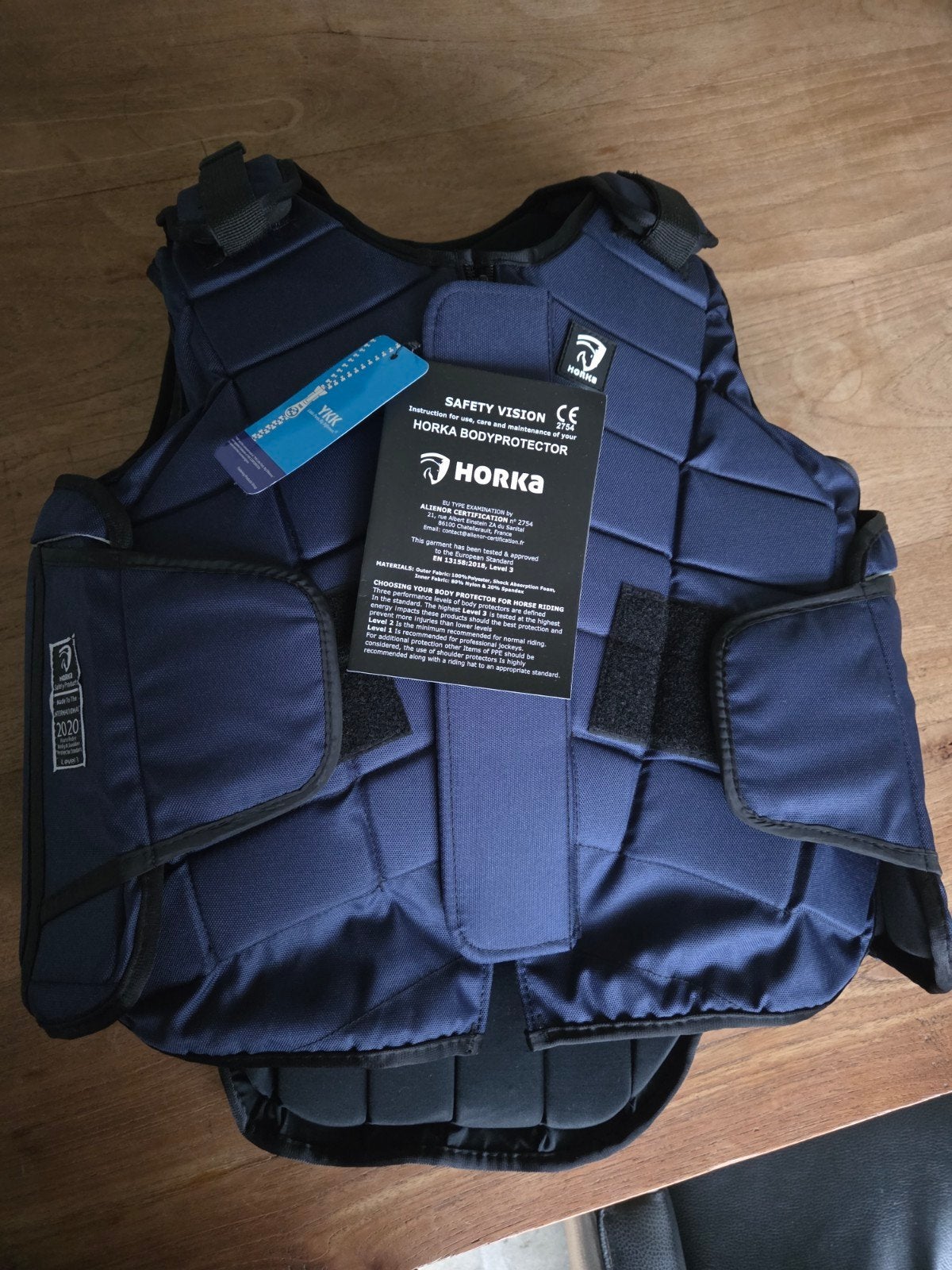 Horka Bodyprotector Flexplus Adult (M) Blauw, Rijden, Nieuw, Ophalen of Verzenden, Bodyprotector