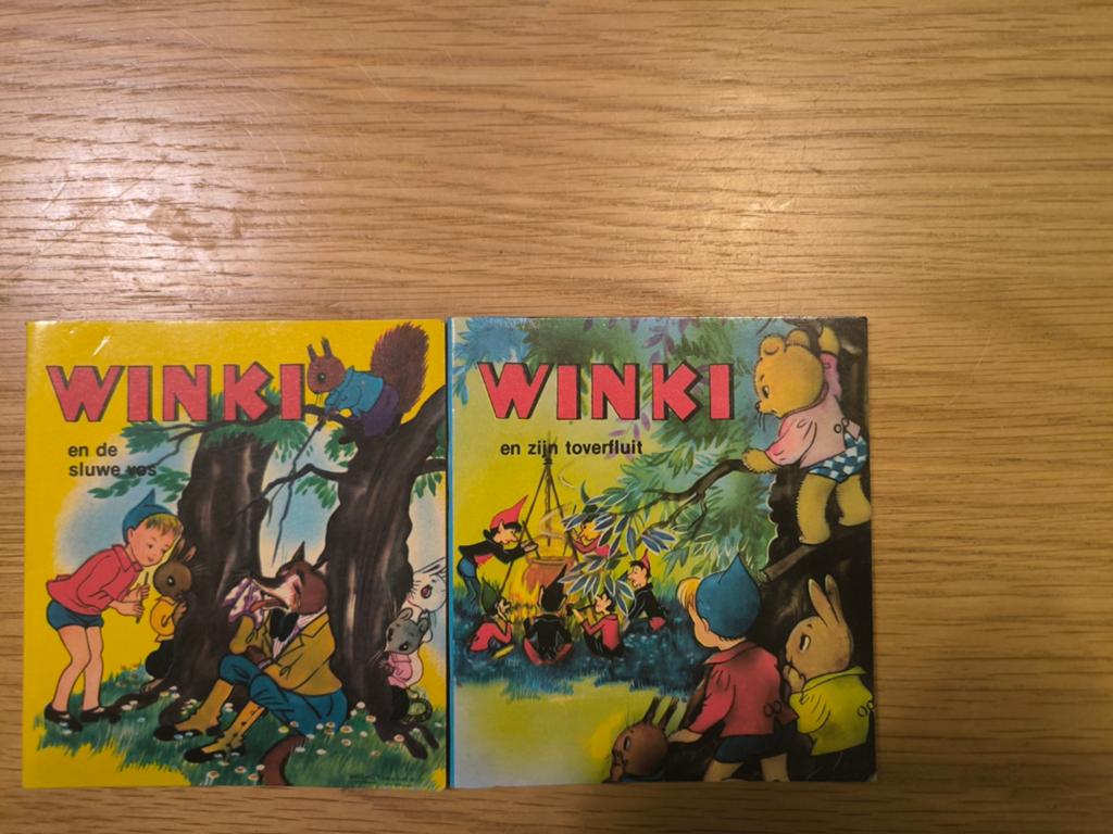 Winki en de sluwe vos & Winki en zijn toverfluit (2 boeken), Boeken, Ophalen of Verzenden, Gelezen, Onbekend, Sprookjes