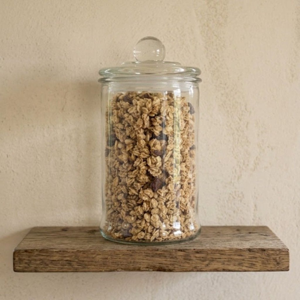 Glazen voorraadpot snoeppot met glazen deksel 750ml, Desert Rose, Glas, Trompstraat 5 2041jb zandvoort, Info@desert-rose.nl