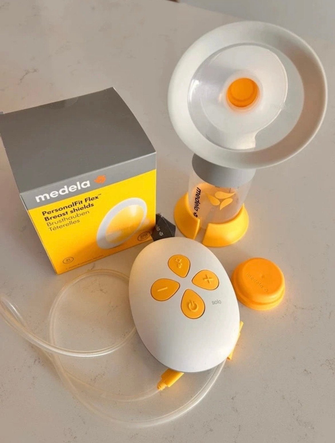 Medela Solo Pump + Lansinoh borstkolf, Medela, Borstkolf, Ophalen of Verzenden, Zo goed als nieuw