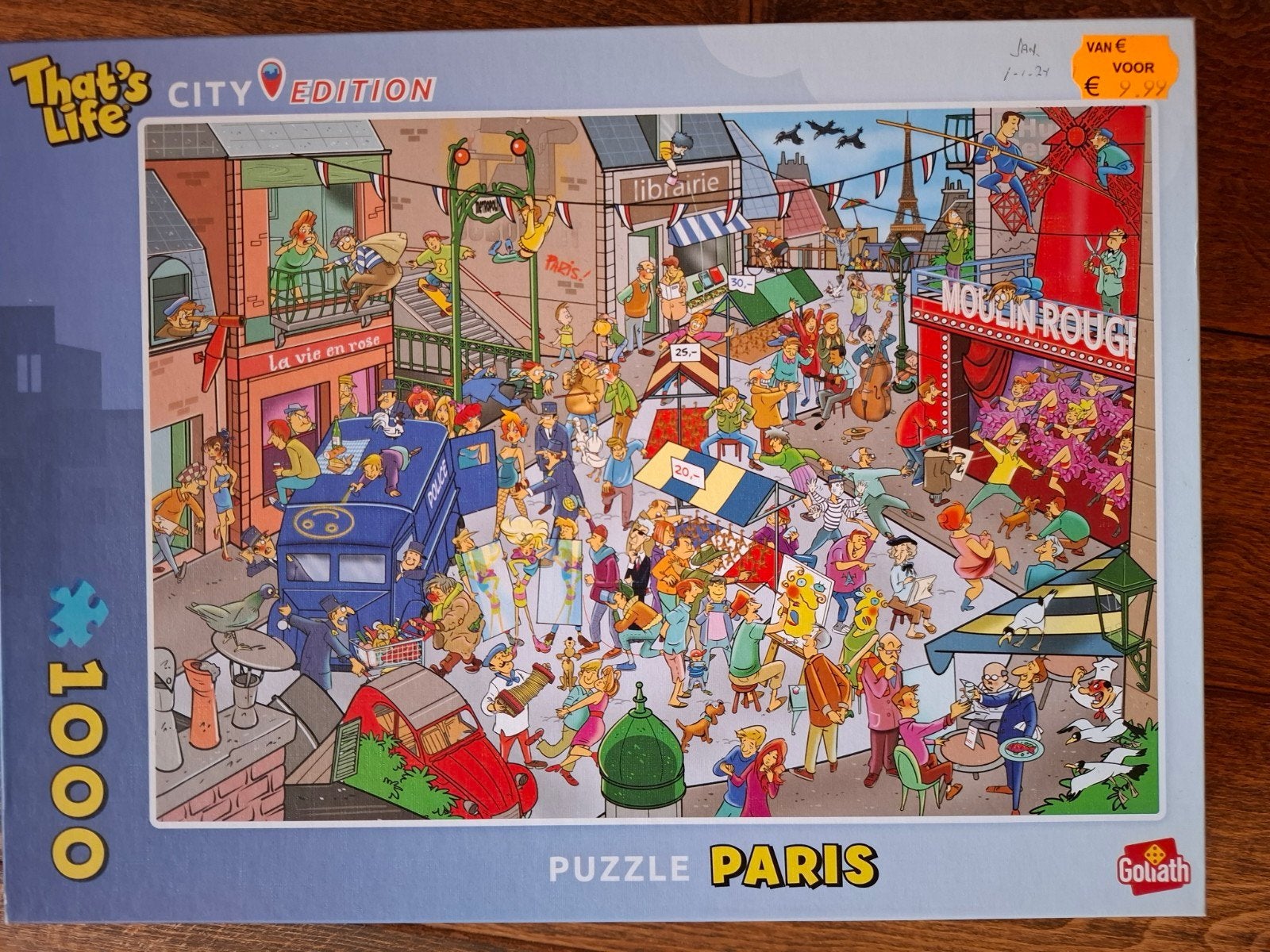 That's Life puzzel Parijs, Ophalen of Verzenden, 500 t/m 1500 stukjes, Zo goed als nieuw