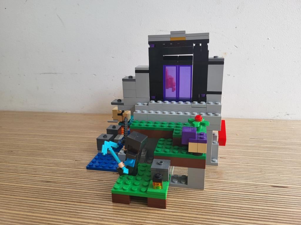 Lego Minecraft De Verlaten Mijn 21172 - Zo goed als nieuw, Compleet, Minecraft, Lego, Ophalen of Verzenden