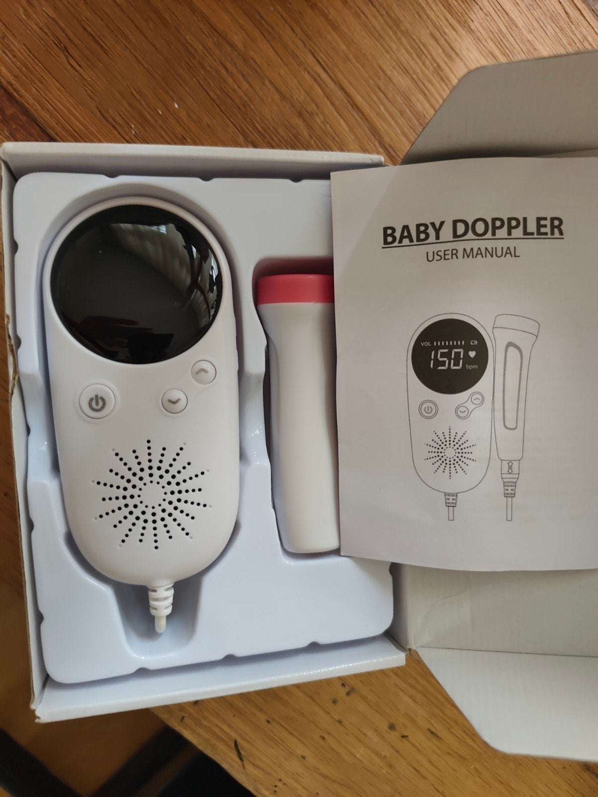 Fetal Doppler W8-25 - Luister naar de hartslag van je baby, Ophalen of Verzenden, Zo goed als nieuw, Minder dan 100 meter, Digitaal