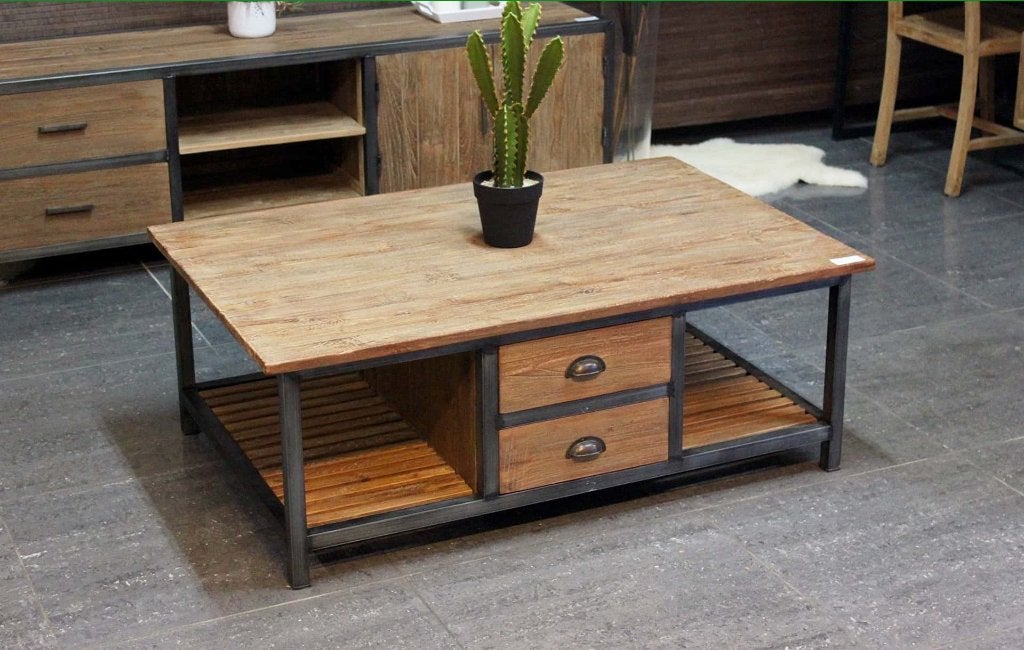 Nieuwe salontafels of bijzettafel in teak of wit bij TEAK2, 50 tot 100 cm, Nieuw, Teakhout, Rond