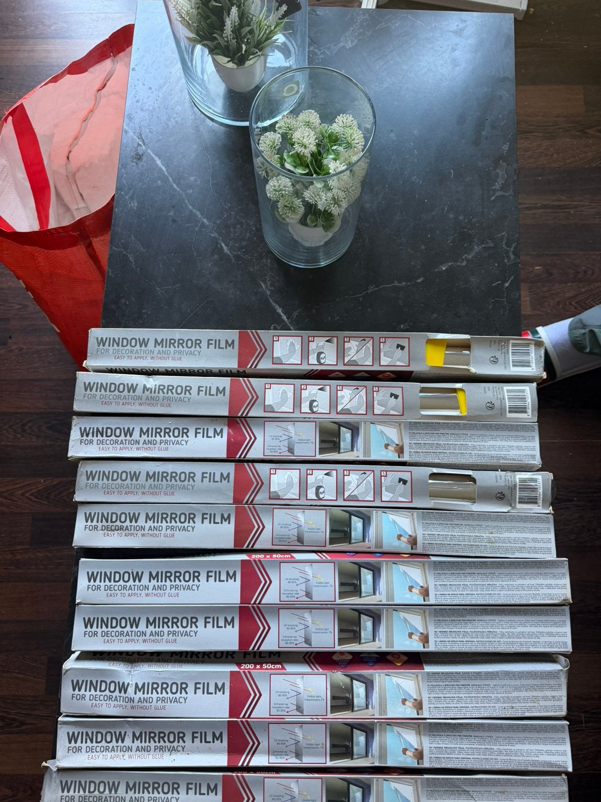 10 rollen spiegel folie, Doe-het-zelf en Verbouw, Ophalen, Nieuw, 15 m² of meer, Folie