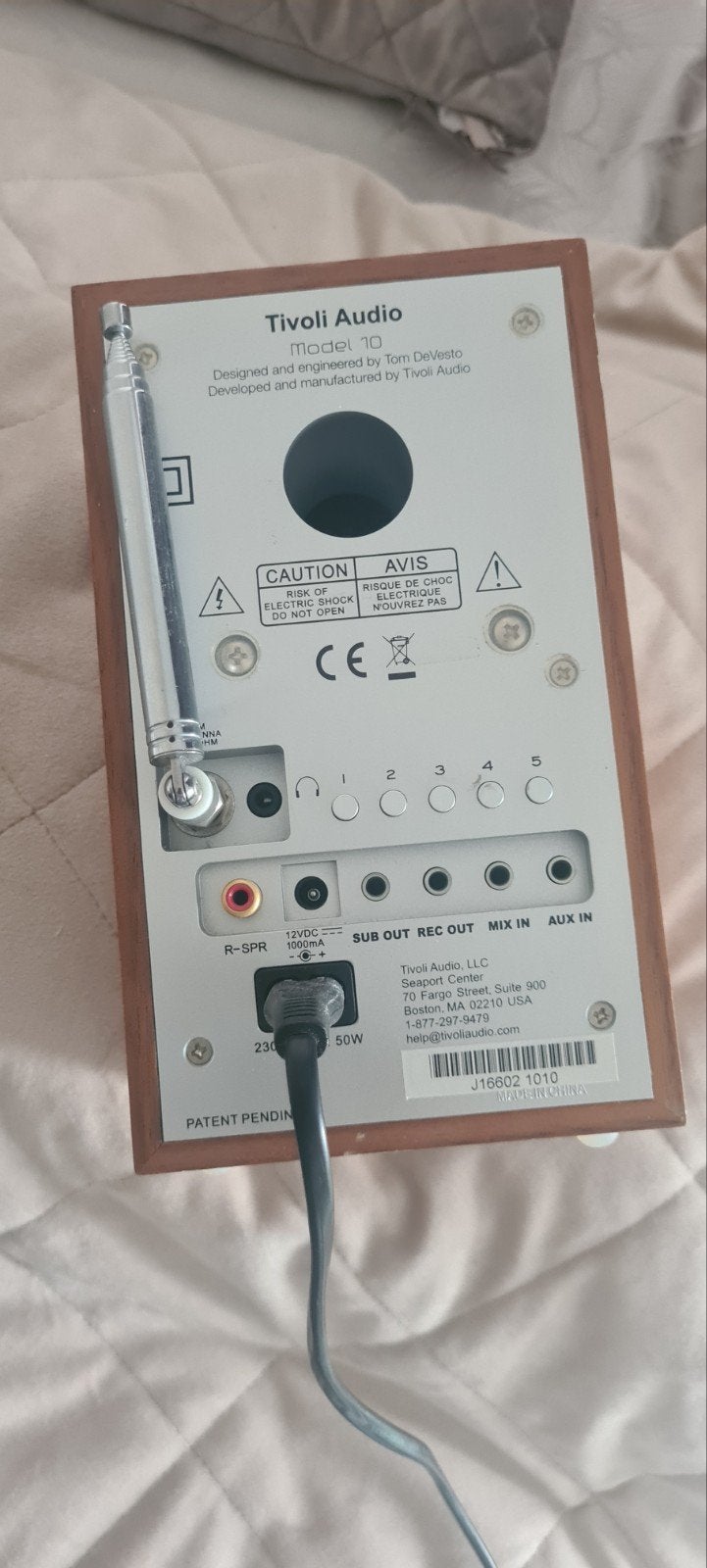 Tivoli Audio Model 10 Radio - Hout, Ophalen of Verzenden, Gebruikt