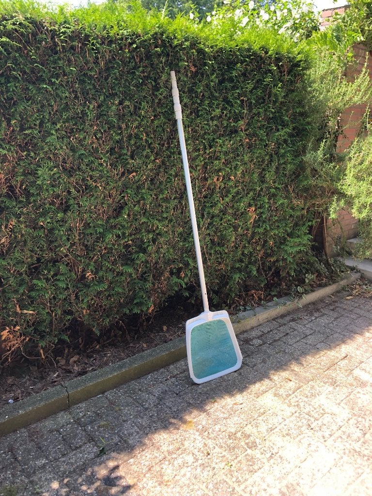 uitschuifbaar schepnet zwembad, Ophalen, Zo goed als nieuw