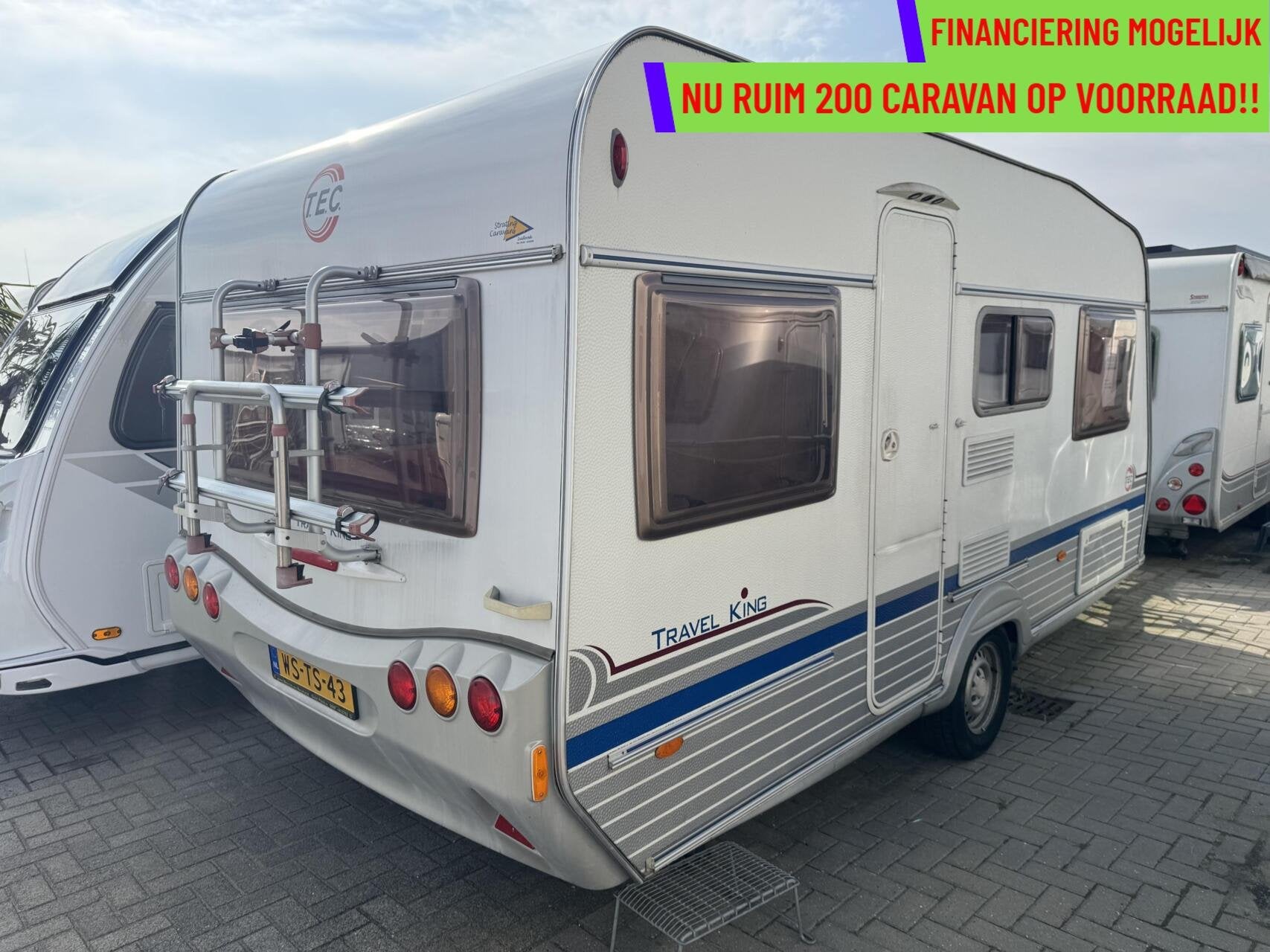 Tec Travel King 450 MOVER + VOORTENT + VASTBED, T.E.C., Bedrijf, 750 - 1000 kg, 6 tot 7 meter
