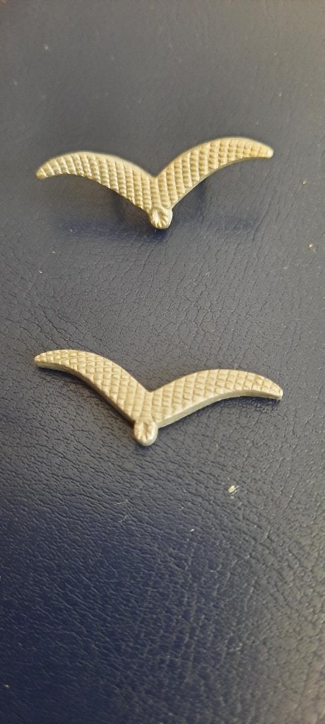 twee Gaviotas of Meeuwtjes Schwingen  luftwaffe wwII, Ophalen of Verzenden, Luchtmacht, Duitsland, Embleem of Badge
