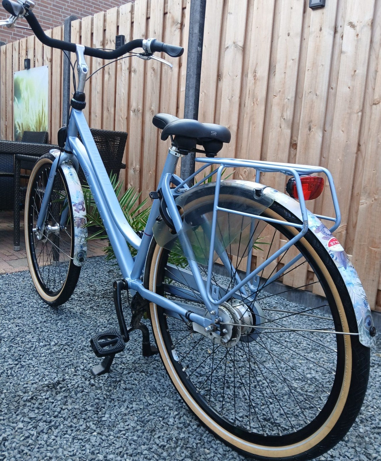 Z.g.a.n. Cortina Roots Mamafiets - Framemaat 53cm, 53 tot 56 cm, Dubbele standaard, Zo goed als nieuw, Ophalen